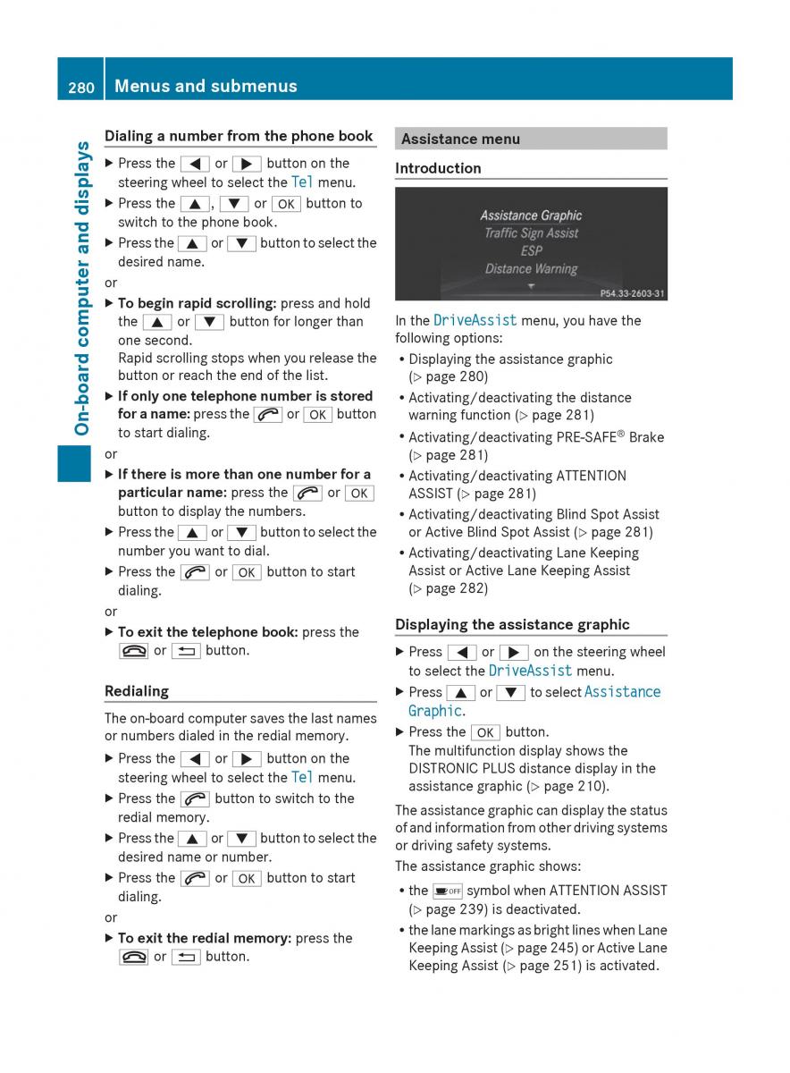 Mercedes Benz GL Class X166 owners manual / page 282