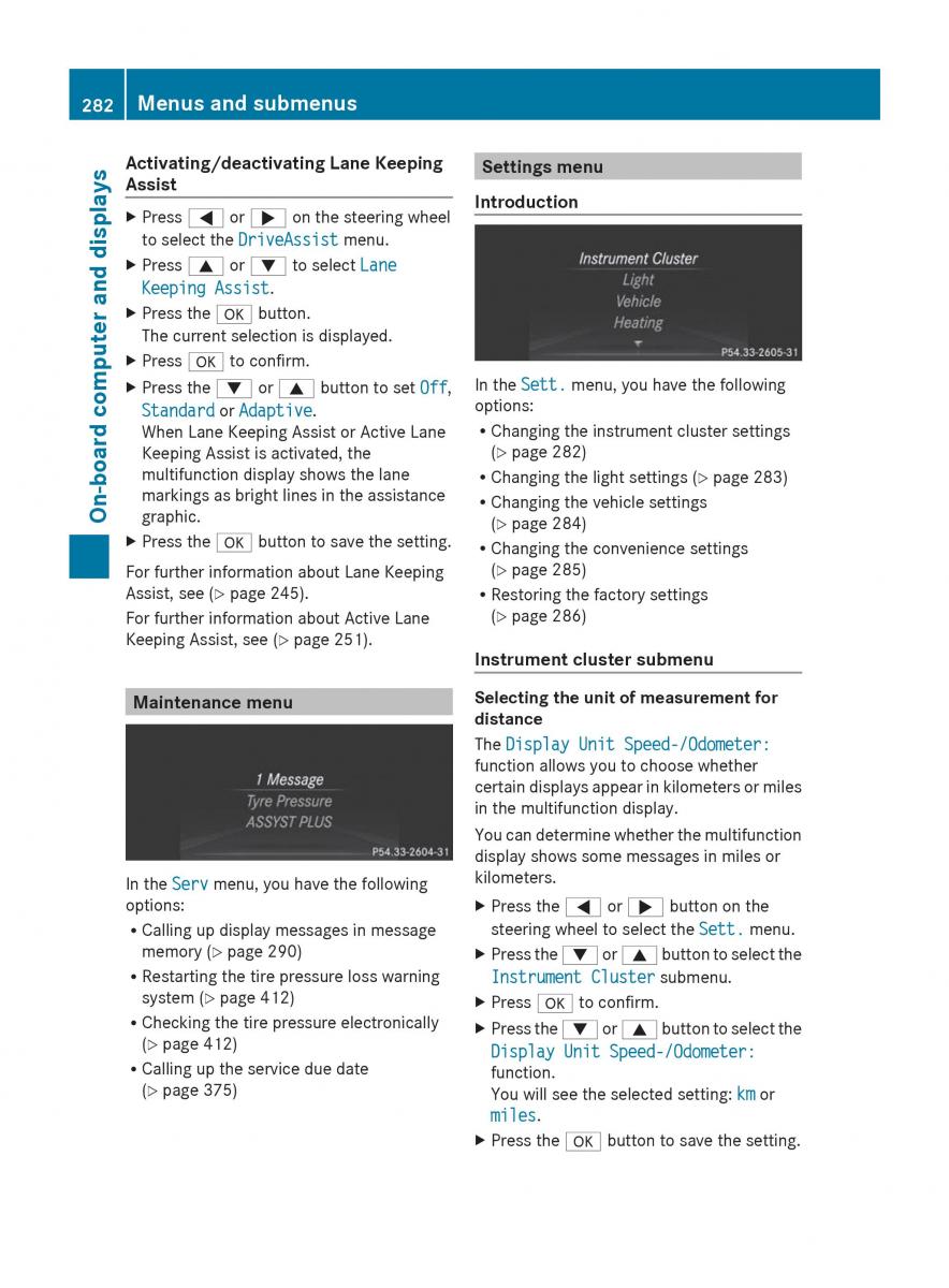 Mercedes Benz GL Class X166 owners manual / page 284