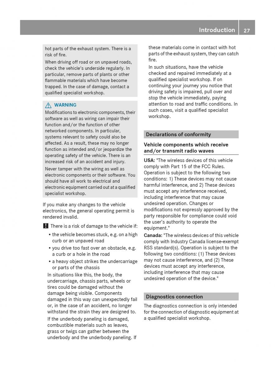 Mercedes Benz GL Class X166 owners manual / page 29