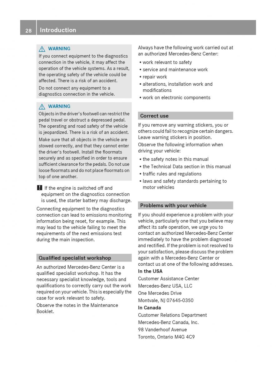 Mercedes Benz GL Class X166 owners manual / page 30