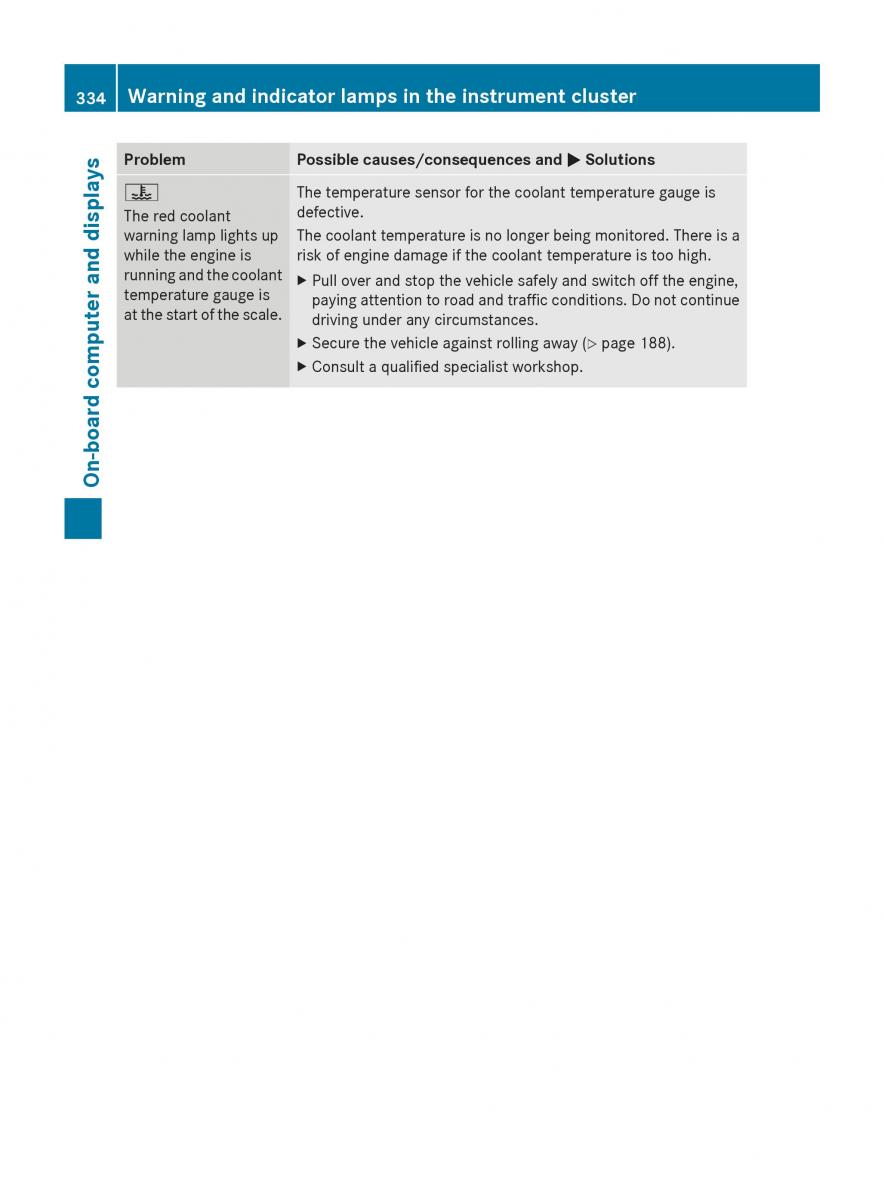 Mercedes Benz GL Class X166 owners manual / page 336