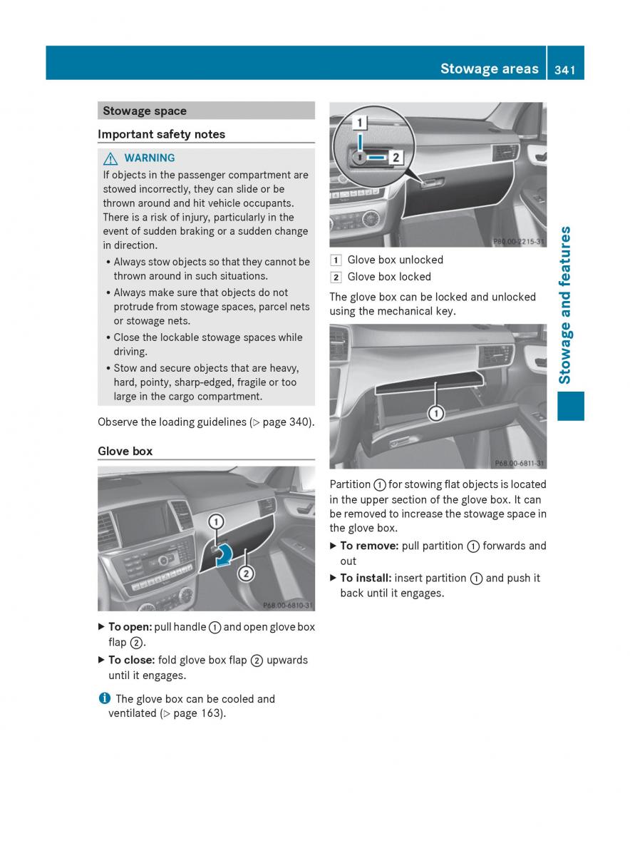 Mercedes Benz GL Class X166 owners manual / page 343