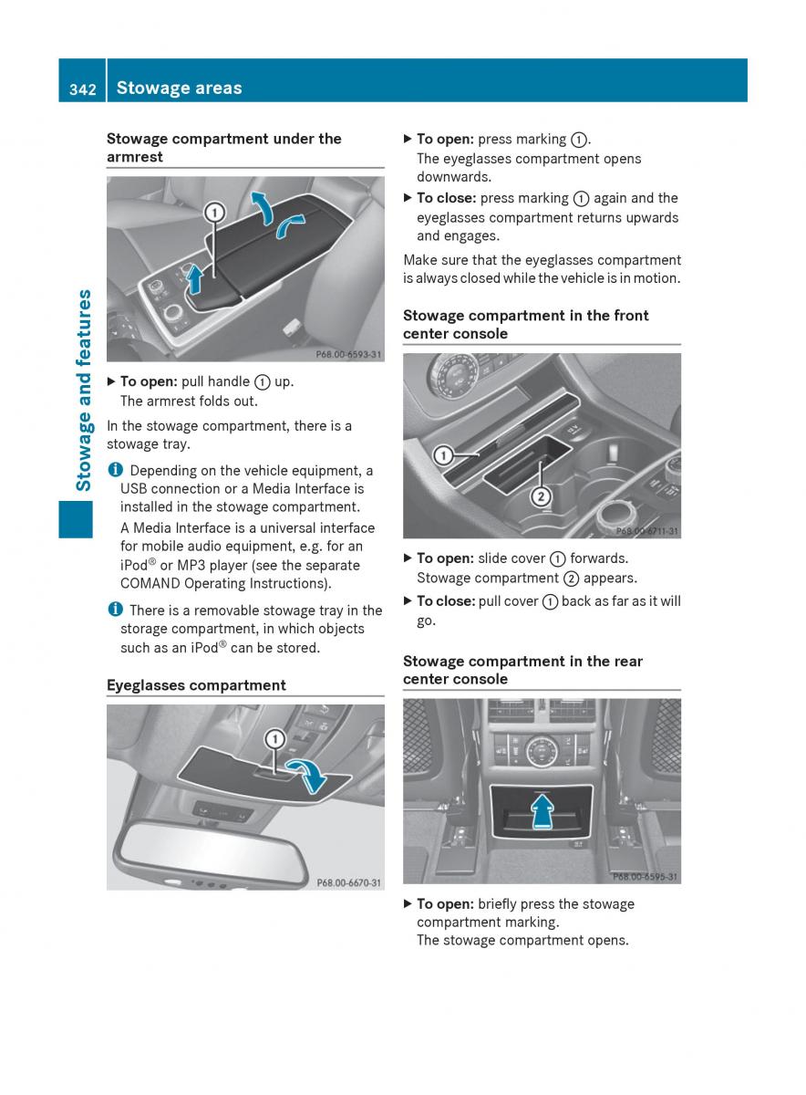 Mercedes Benz GL Class X166 owners manual / page 344