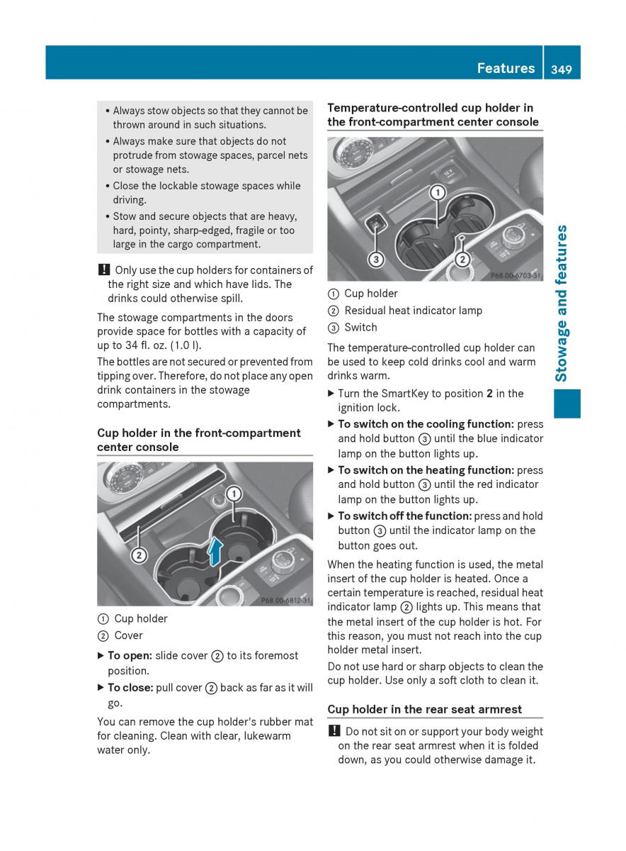 Mercedes Benz GL Class X166 owners manual / page 351