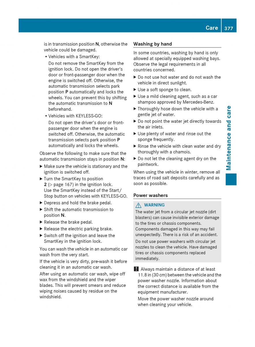 Mercedes Benz GL Class X166 owners manual / page 379