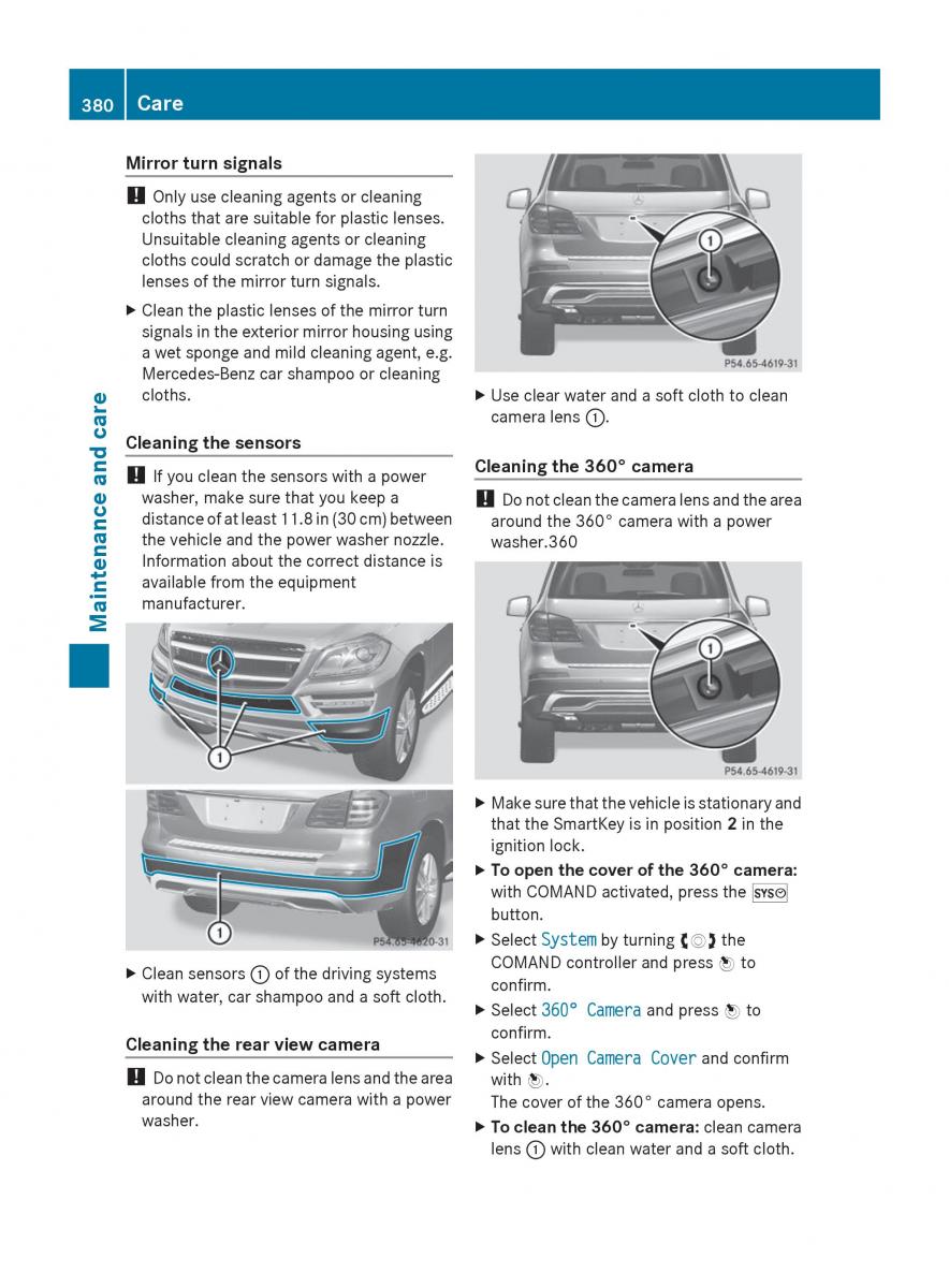 Mercedes Benz GL Class X166 owners manual / page 382