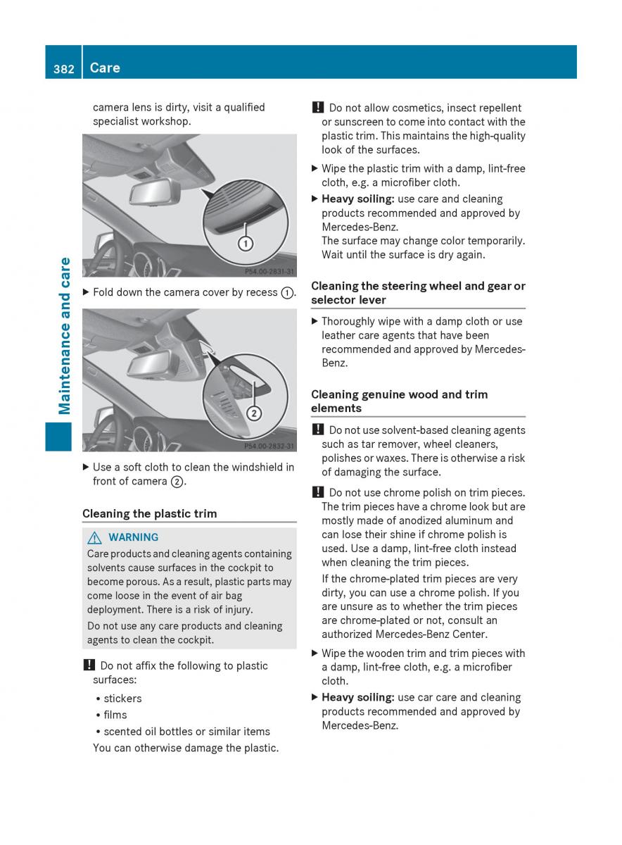 Mercedes Benz GL Class X166 owners manual / page 384