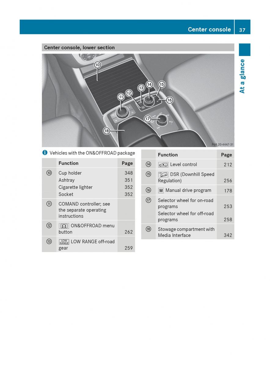 Mercedes Benz GL Class X166 owners manual / page 39