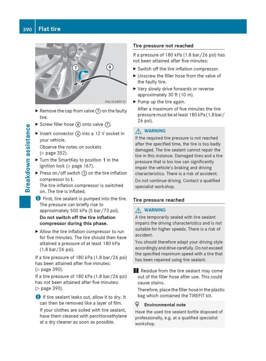 Mercedes Benz GL Class X166 owners manual / page 392