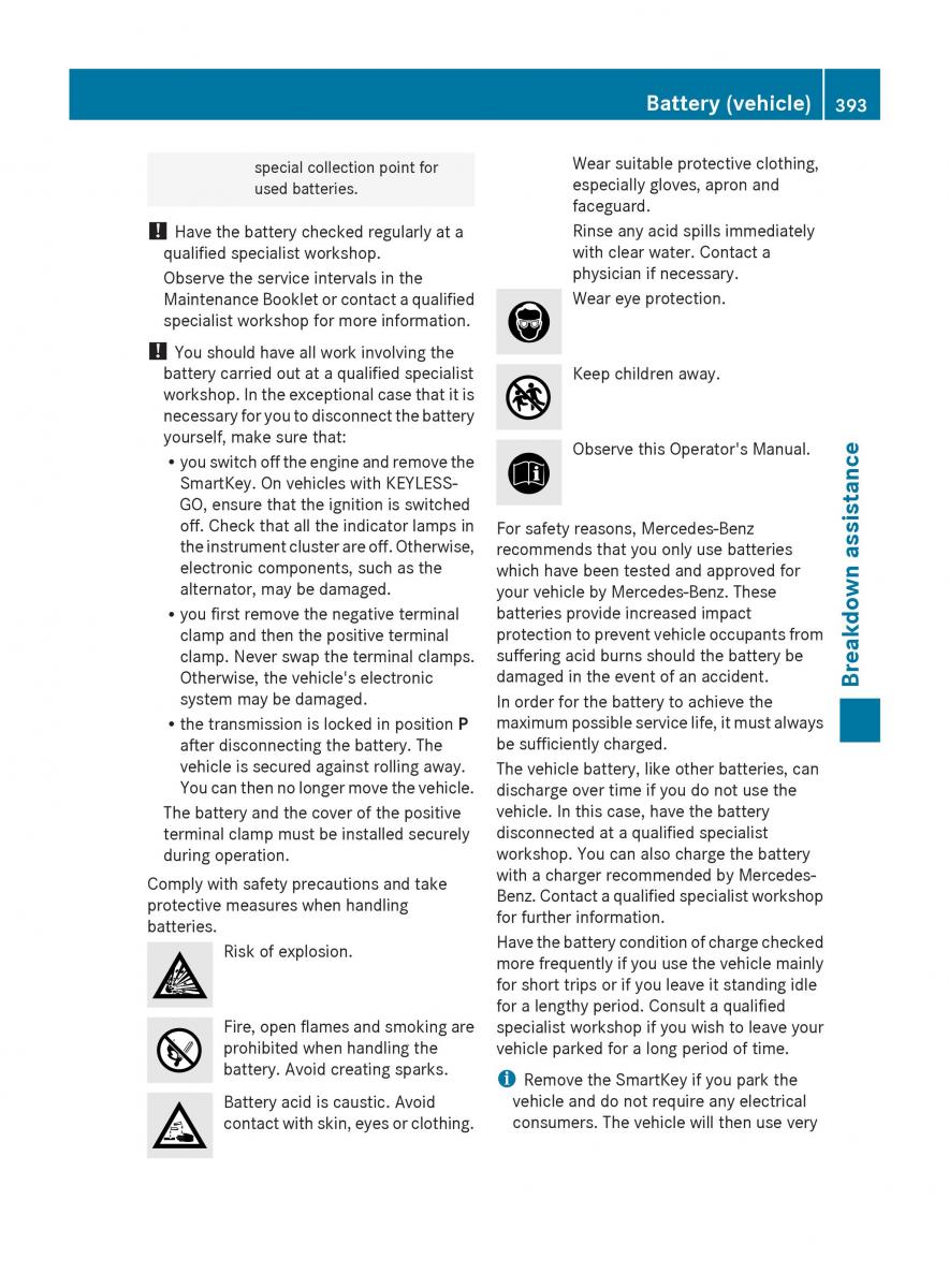 Mercedes Benz GL Class X166 owners manual / page 395