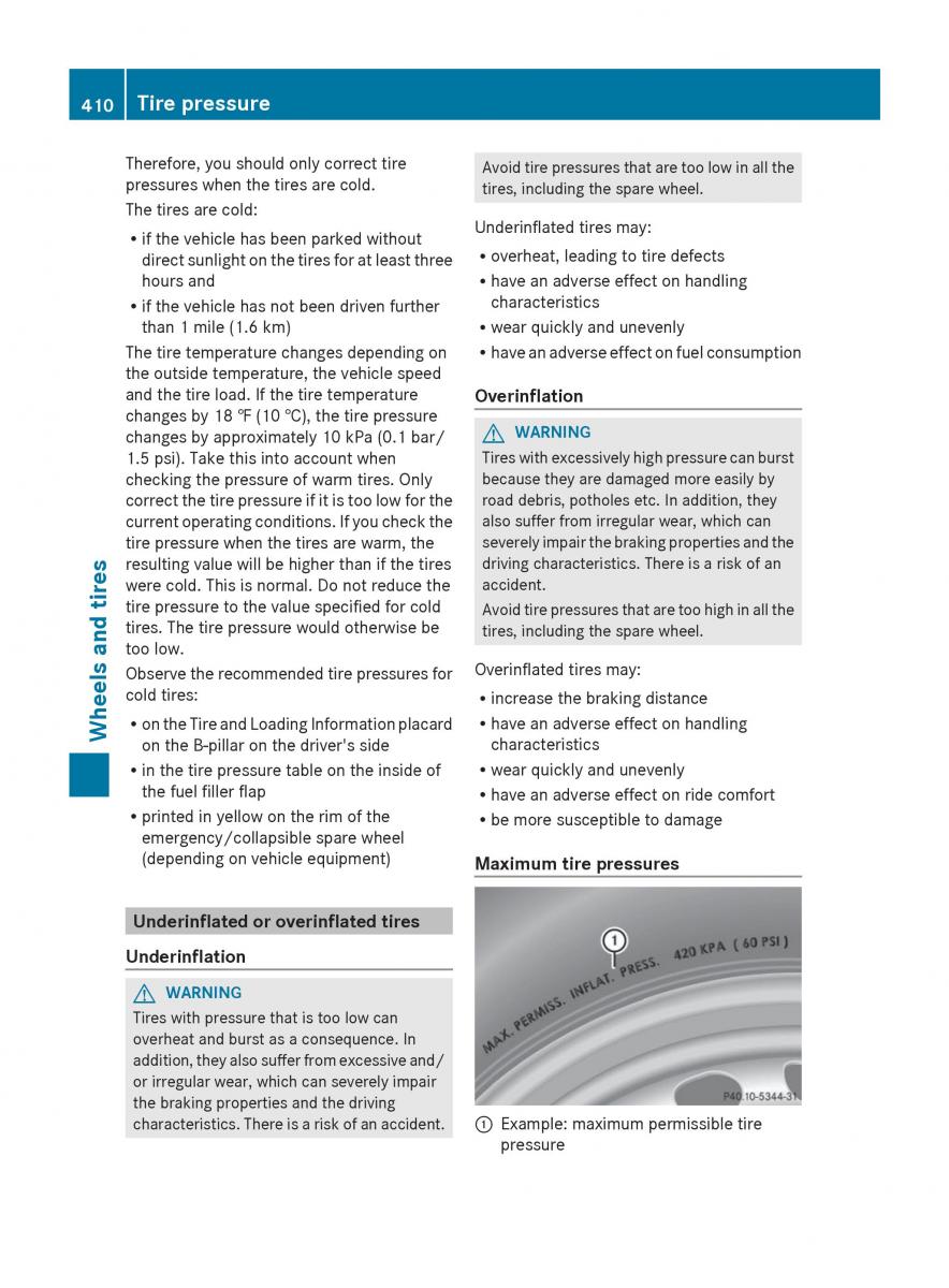 Mercedes Benz GL Class X166 owners manual / page 412