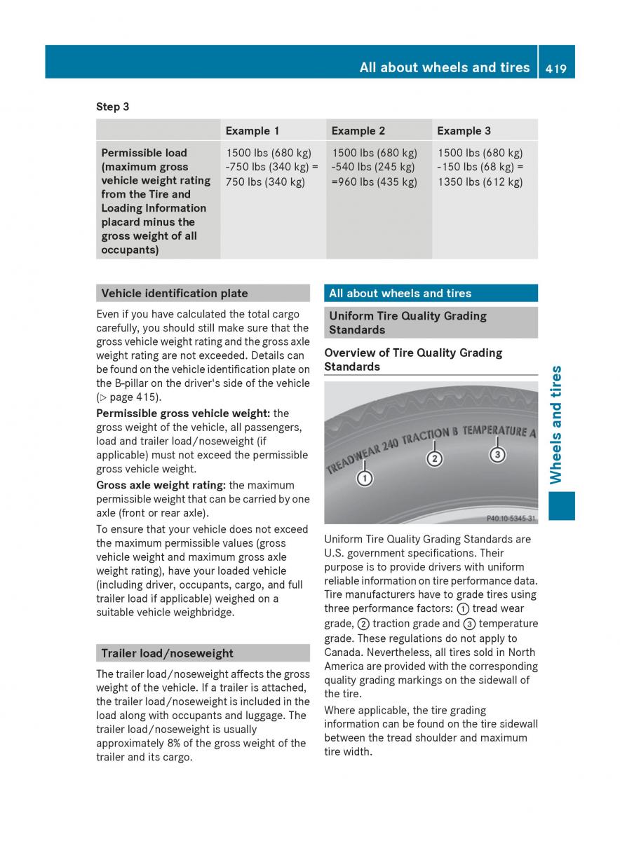 Mercedes Benz GL Class X166 owners manual / page 421