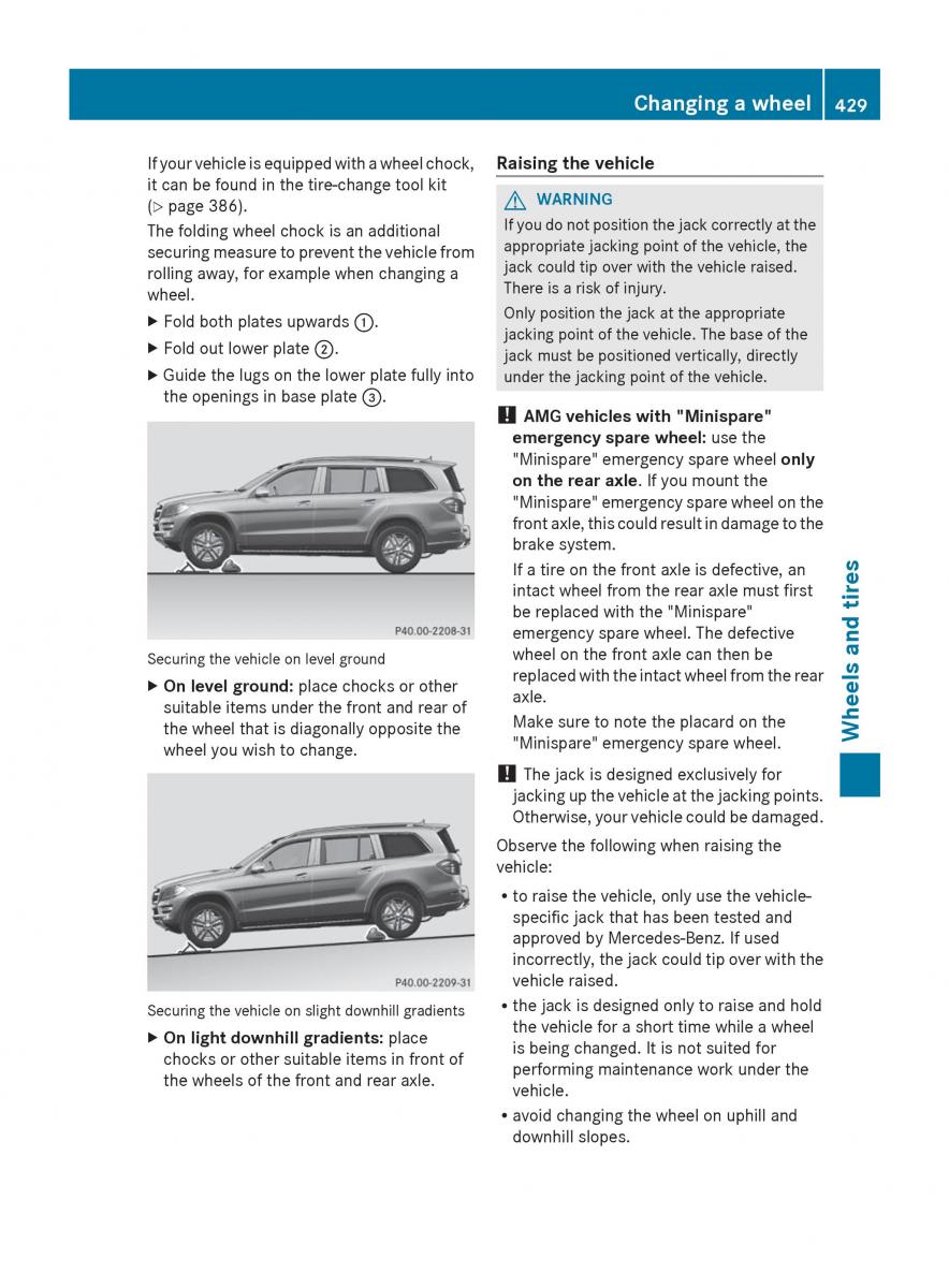 Mercedes Benz GL Class X166 owners manual / page 431