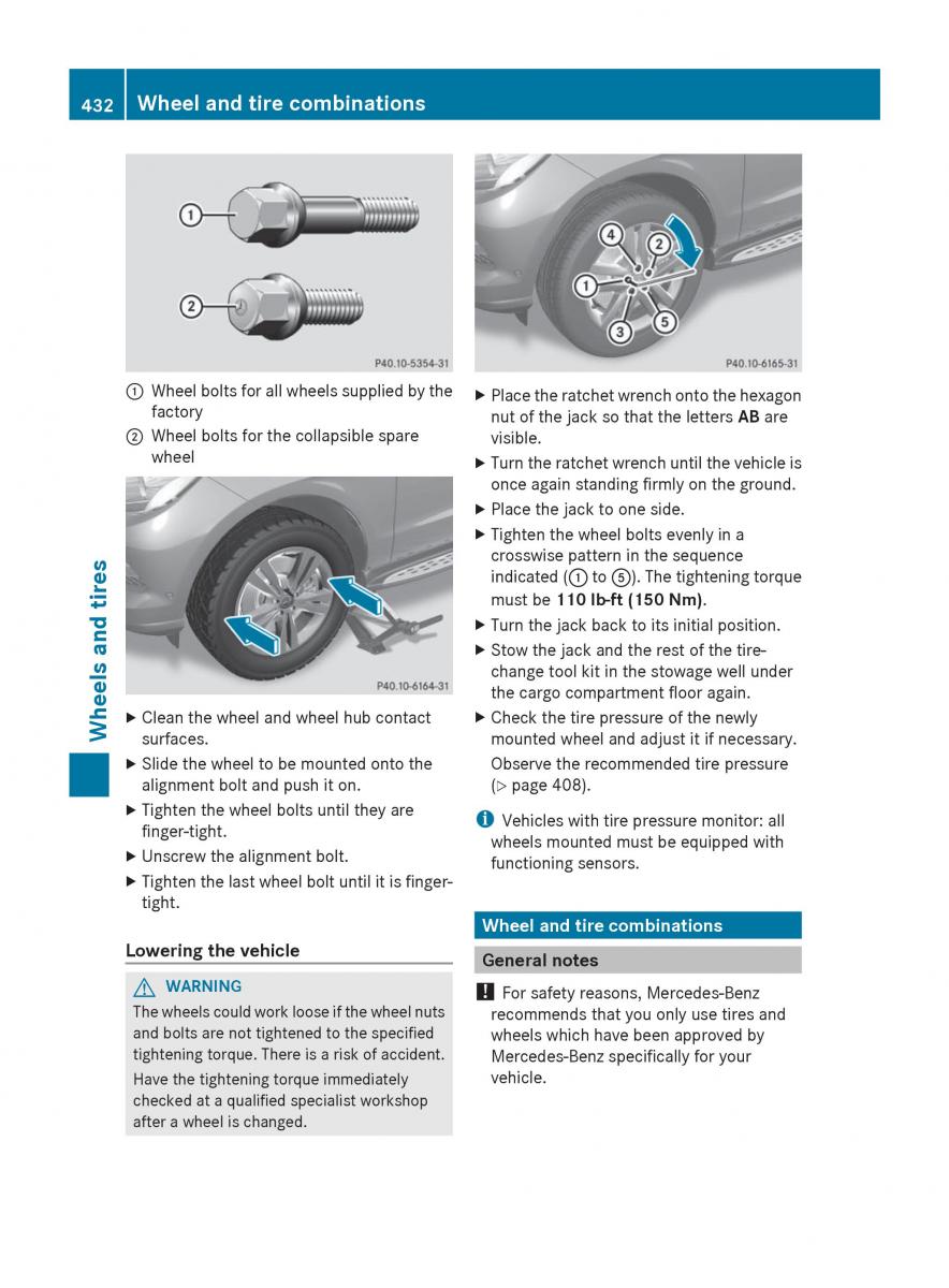 Mercedes Benz GL Class X166 owners manual / page 434