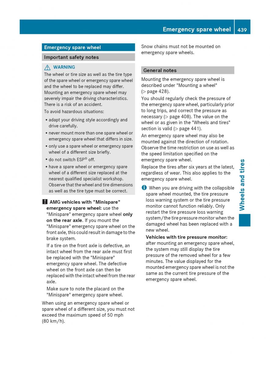 Mercedes Benz GL Class X166 owners manual / page 441