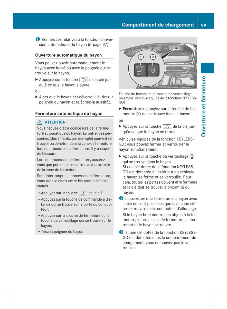 Mercedes Benz GL Class X166 manuel du proprietaire / page 101