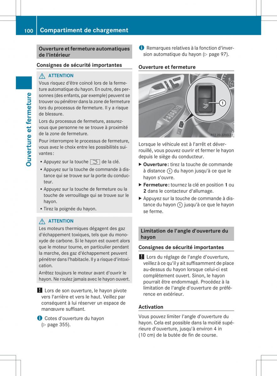 Mercedes Benz GL Class X166 manuel du proprietaire / page 102