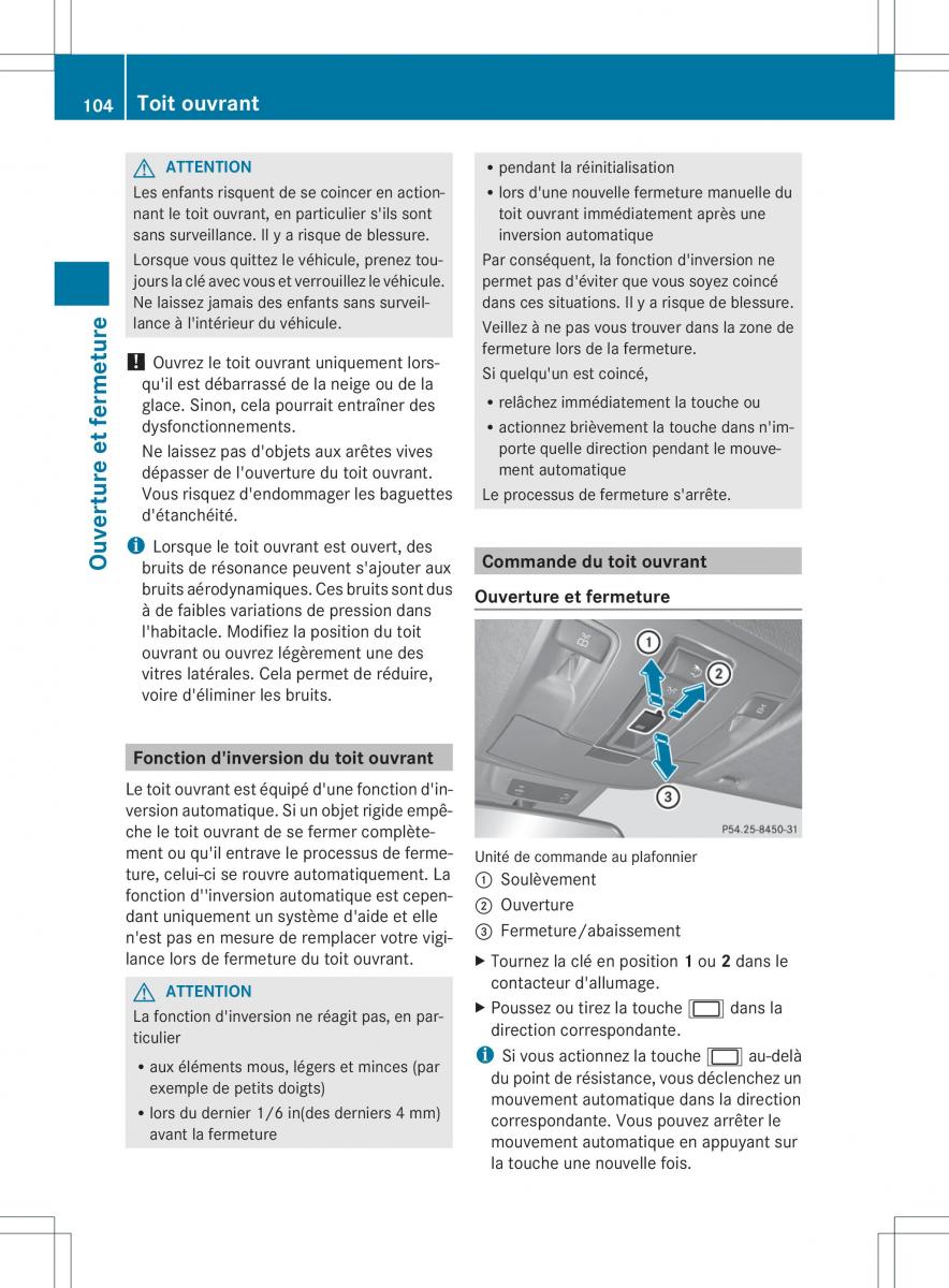 Mercedes Benz GL Class X166 manuel du proprietaire / page 106