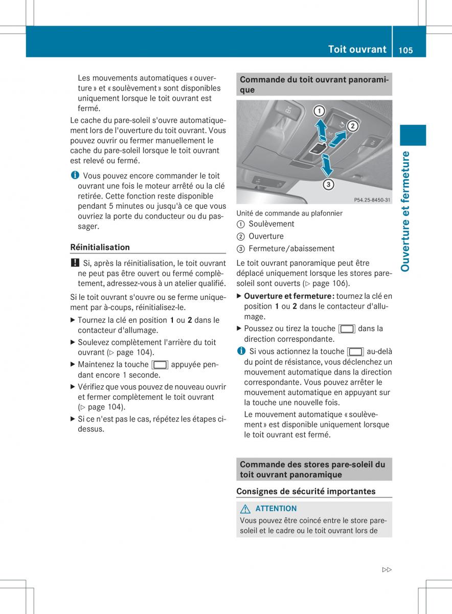 Mercedes Benz GL Class X166 manuel du proprietaire / page 107