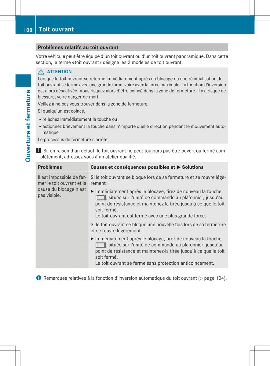 Mercedes Benz GL Class X166 manuel du proprietaire / page 110