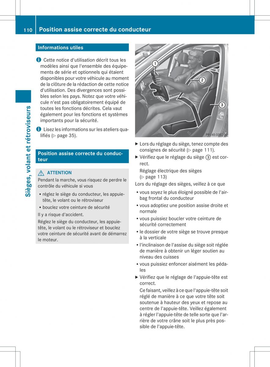 Mercedes Benz GL Class X166 manuel du proprietaire / page 112