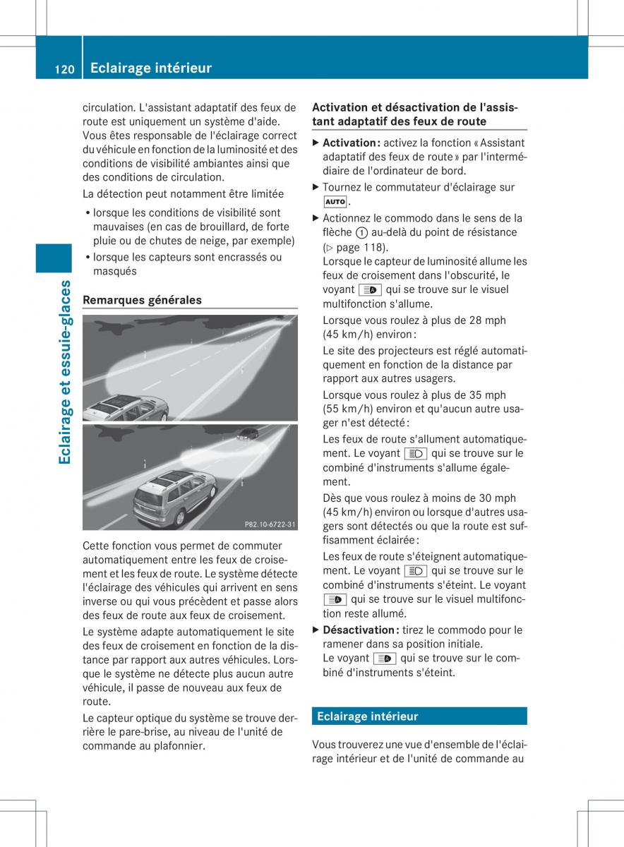 Mercedes Benz GL Class X166 manuel du proprietaire / page 122