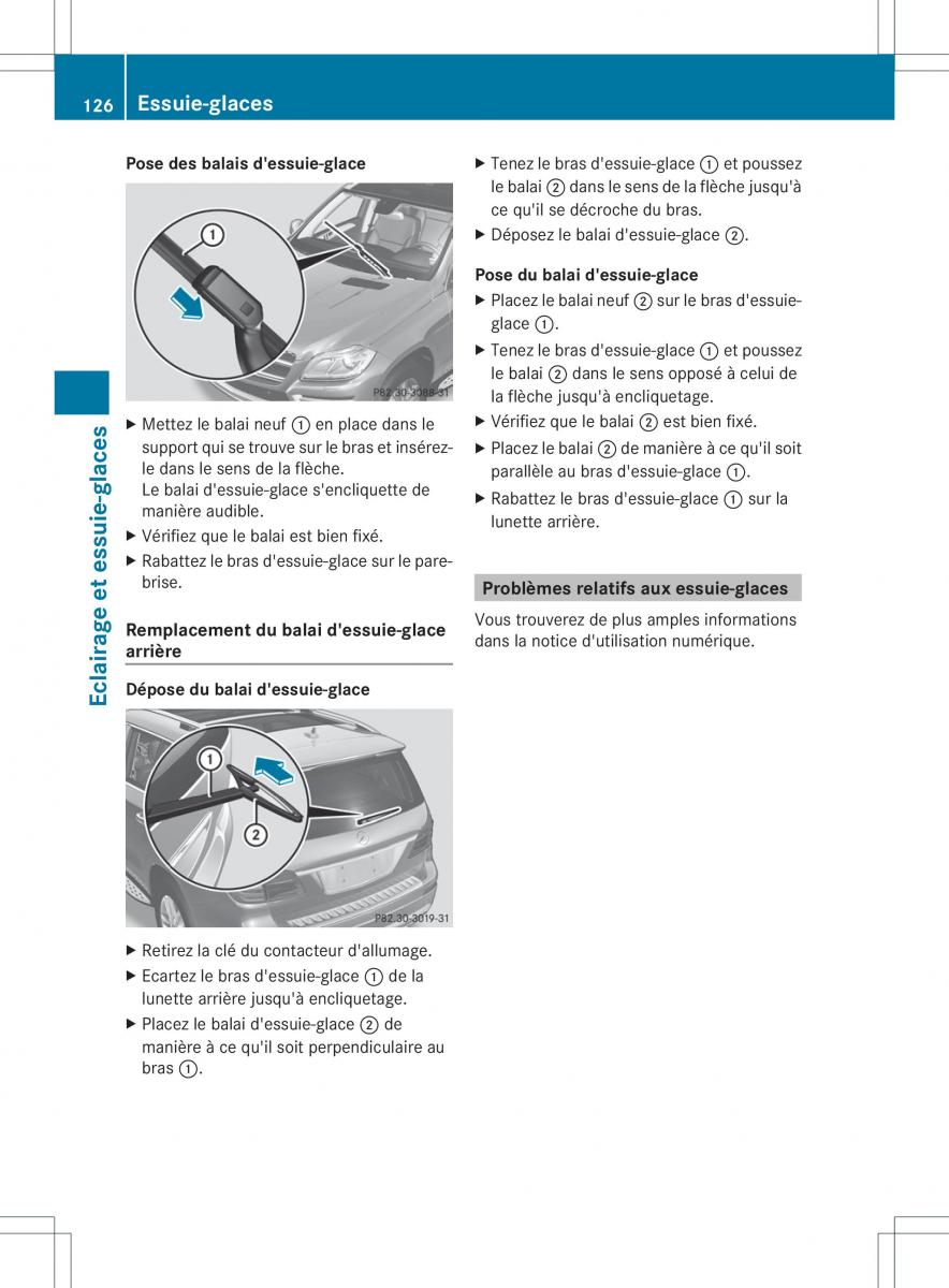 Mercedes Benz GL Class X166 manuel du proprietaire / page 128