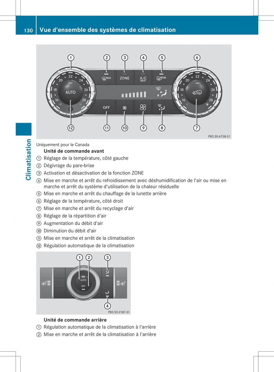 Mercedes Benz GL Class X166 manuel du proprietaire / page 132