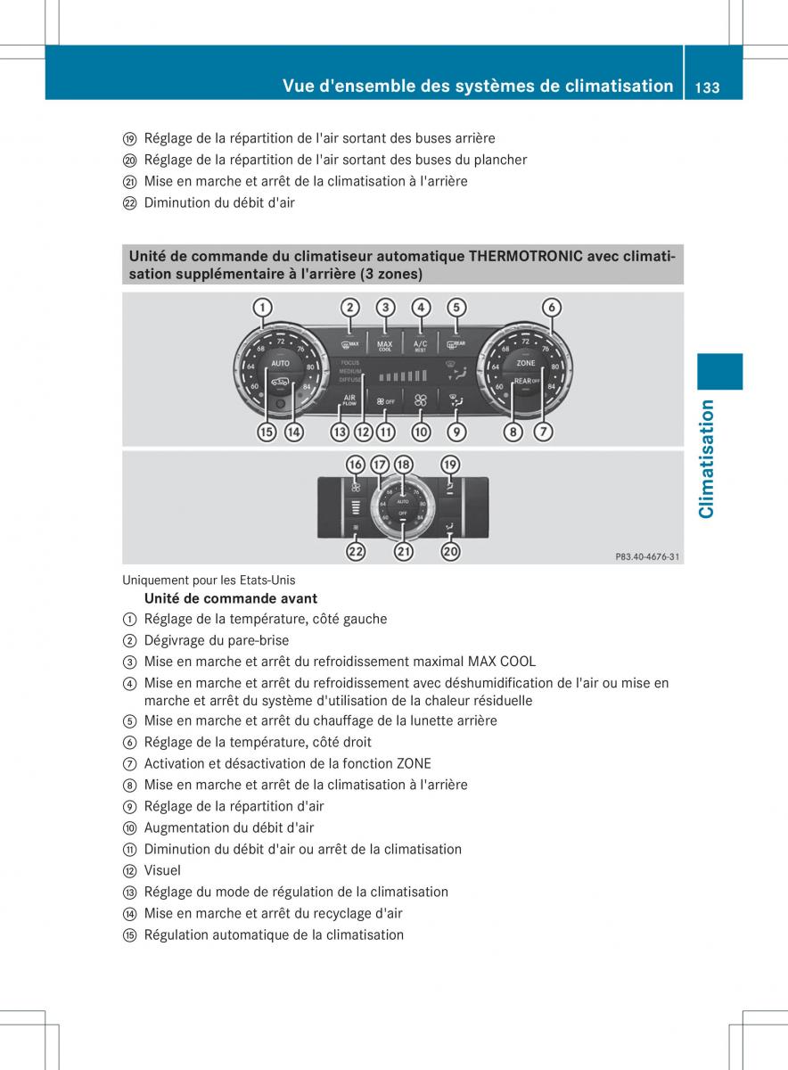 Mercedes Benz GL Class X166 manuel du proprietaire / page 135