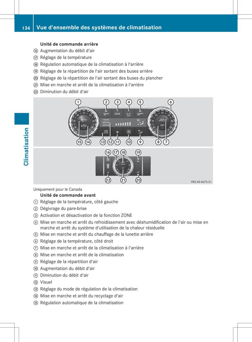 Mercedes Benz GL Class X166 manuel du proprietaire / page 136