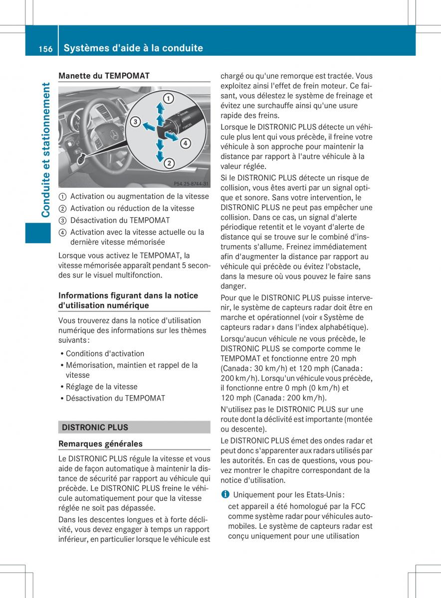 Mercedes Benz GL Class X166 manuel du proprietaire / page 158