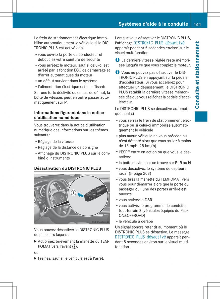 Mercedes Benz GL Class X166 manuel du proprietaire / page 163