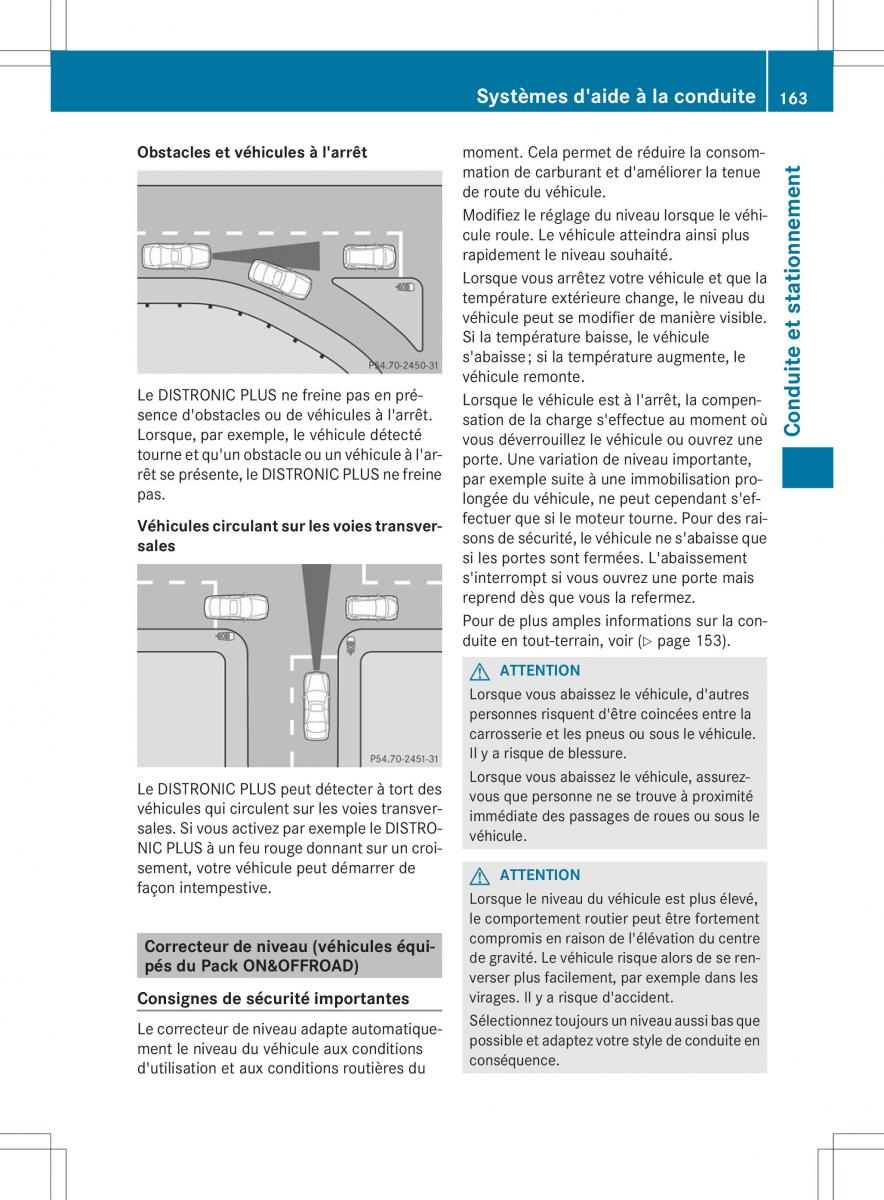 Mercedes Benz GL Class X166 manuel du proprietaire / page 165