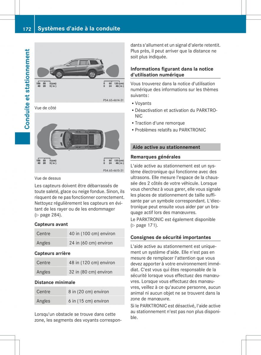 Mercedes Benz GL Class X166 manuel du proprietaire / page 174