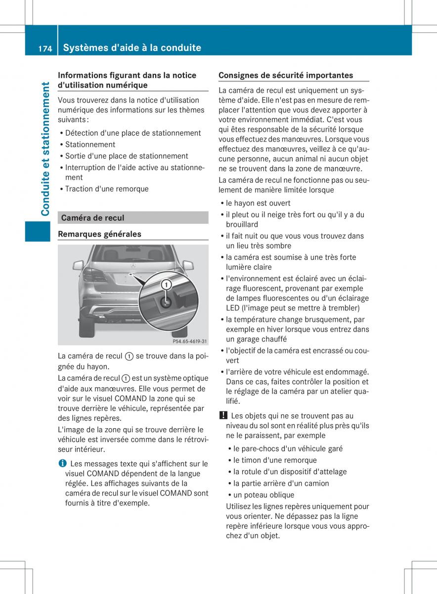 Mercedes Benz GL Class X166 manuel du proprietaire / page 176