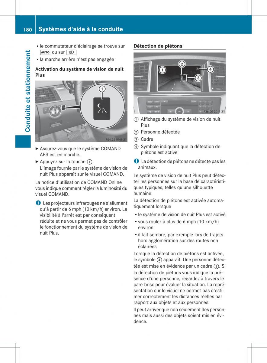 Mercedes Benz GL Class X166 manuel du proprietaire / page 182