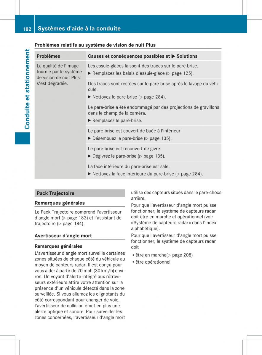 Mercedes Benz GL Class X166 manuel du proprietaire / page 184