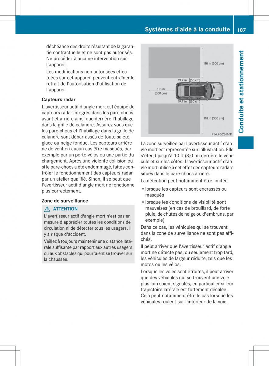 Mercedes Benz GL Class X166 manuel du proprietaire / page 189