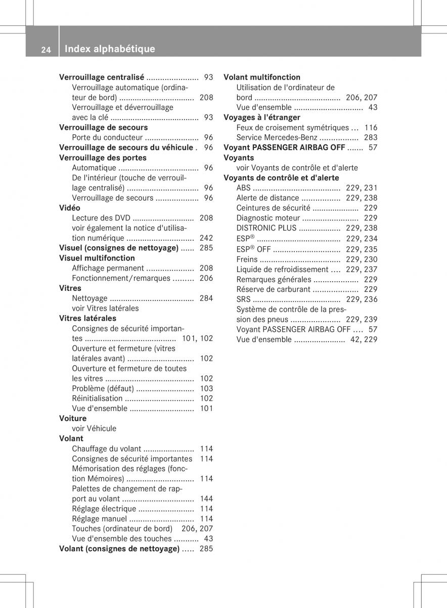 Mercedes Benz GL Class X166 manuel du proprietaire / page 26