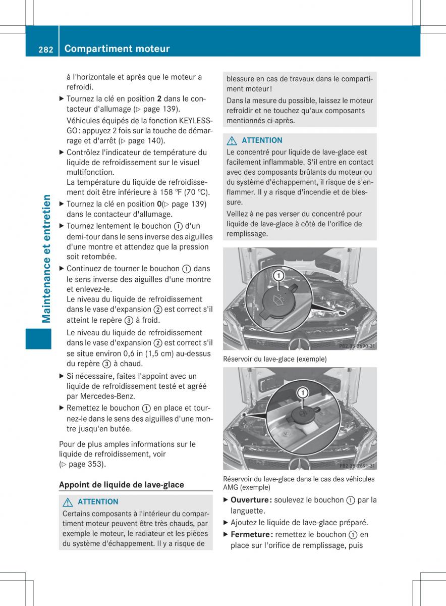 Mercedes Benz GL Class X166 manuel du proprietaire / page 284