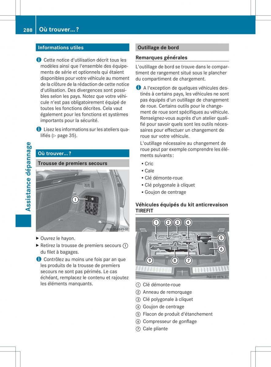 Mercedes Benz GL Class X166 manuel du proprietaire / page 290