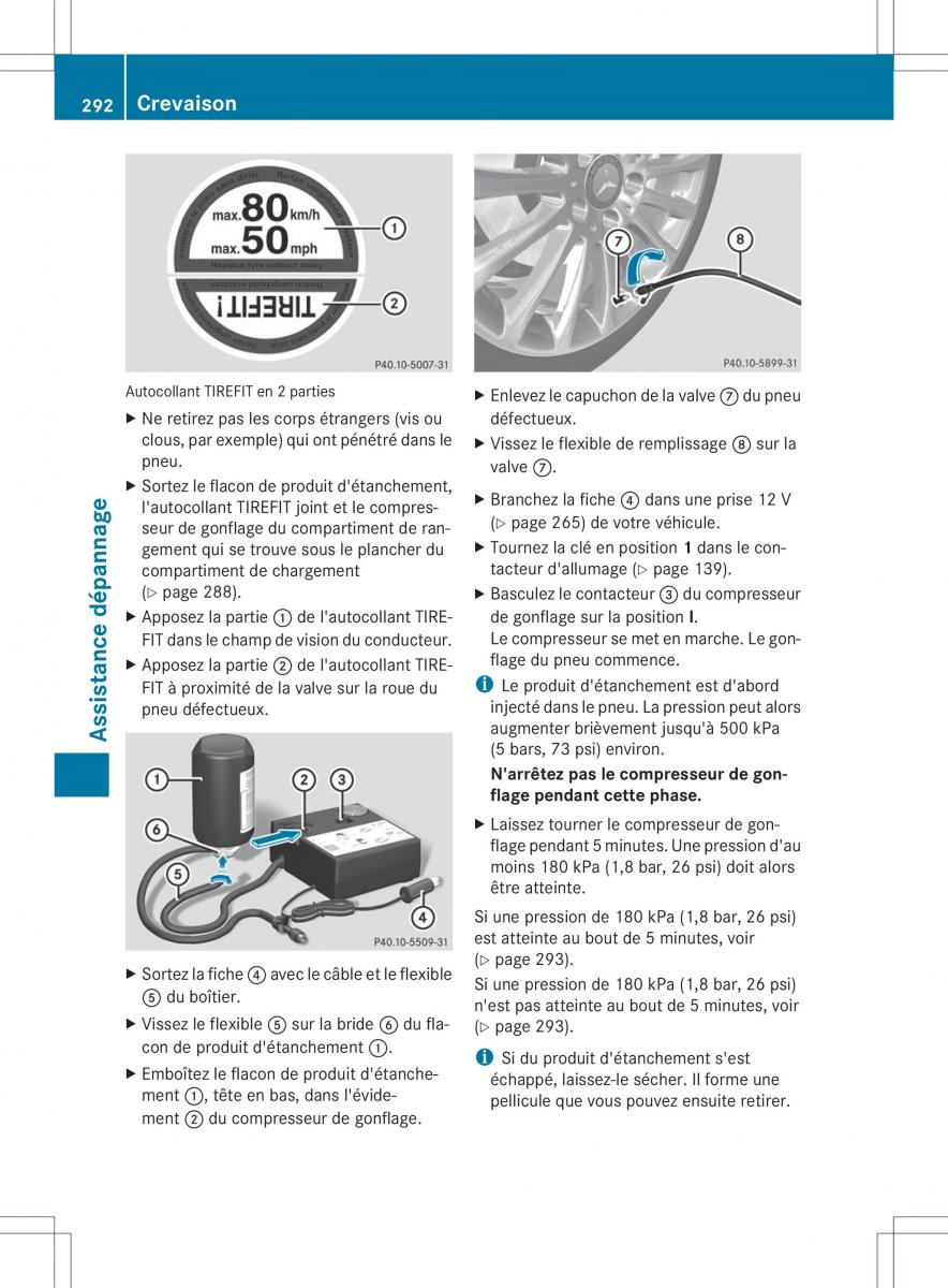 Mercedes Benz GL Class X166 manuel du proprietaire / page 294