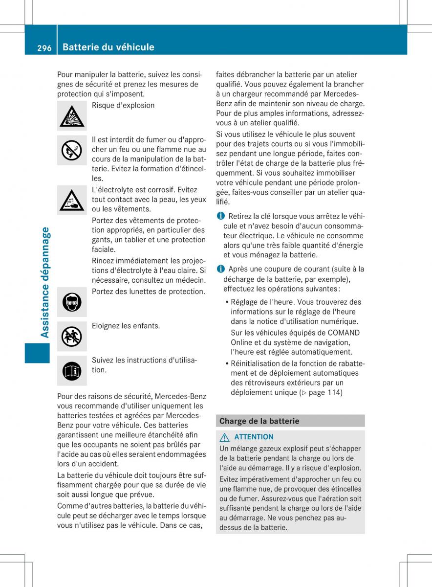 Mercedes Benz GL Class X166 manuel du proprietaire / page 298