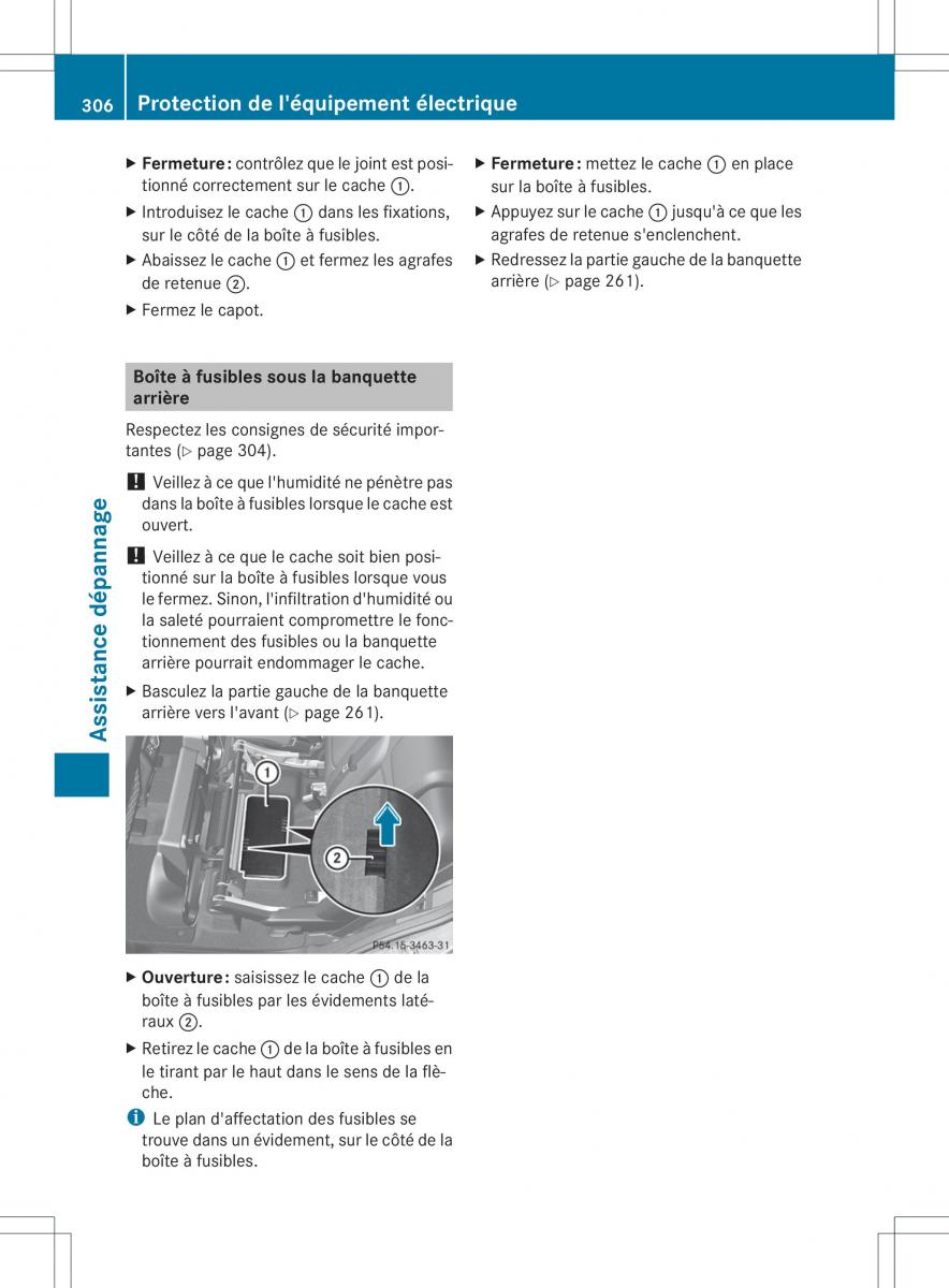 Mercedes Benz GL Class X166 manuel du proprietaire / page 308