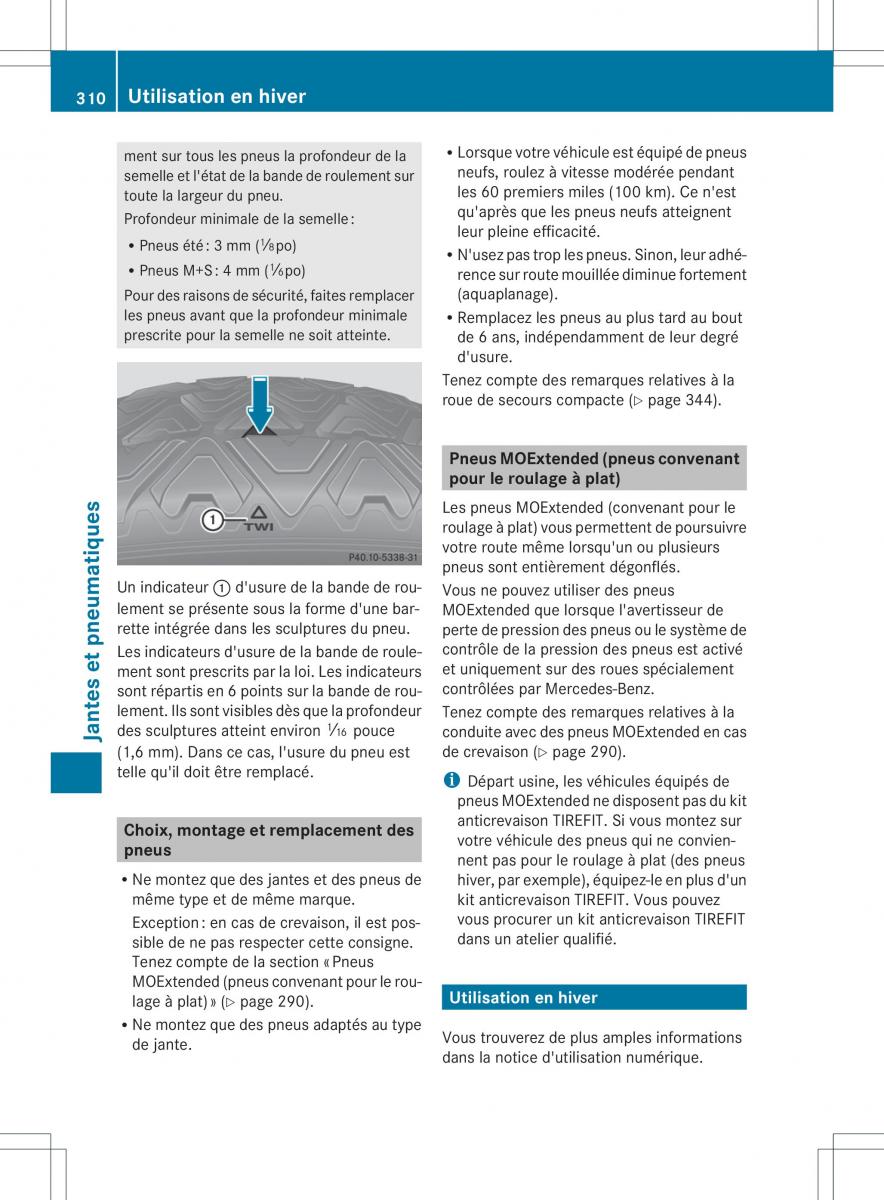 Mercedes Benz GL Class X166 manuel du proprietaire / page 312