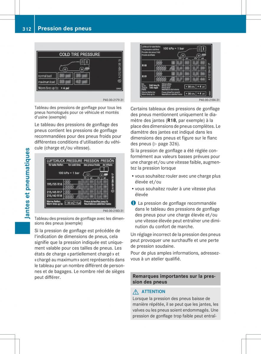 Mercedes Benz GL Class X166 manuel du proprietaire / page 314