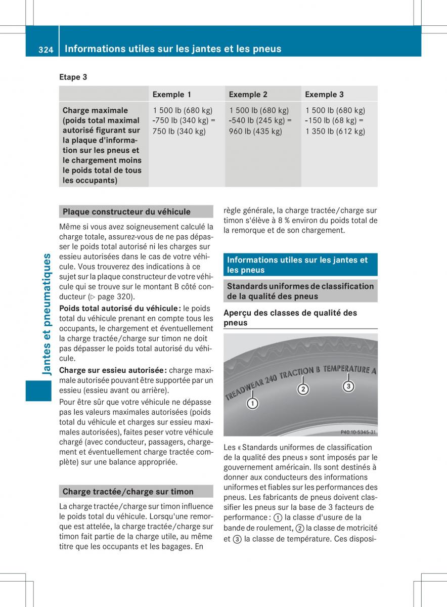 Mercedes Benz GL Class X166 manuel du proprietaire / page 326