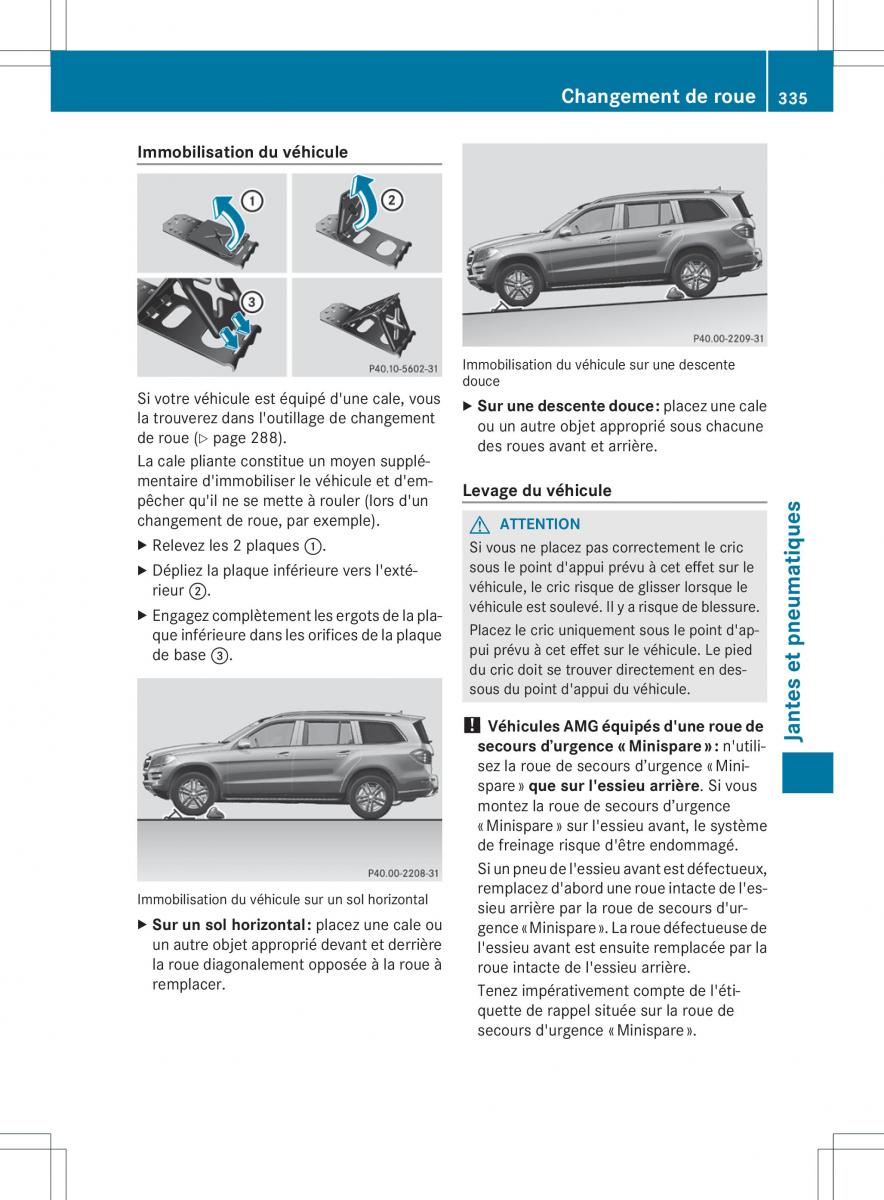 Mercedes Benz GL Class X166 manuel du proprietaire / page 337