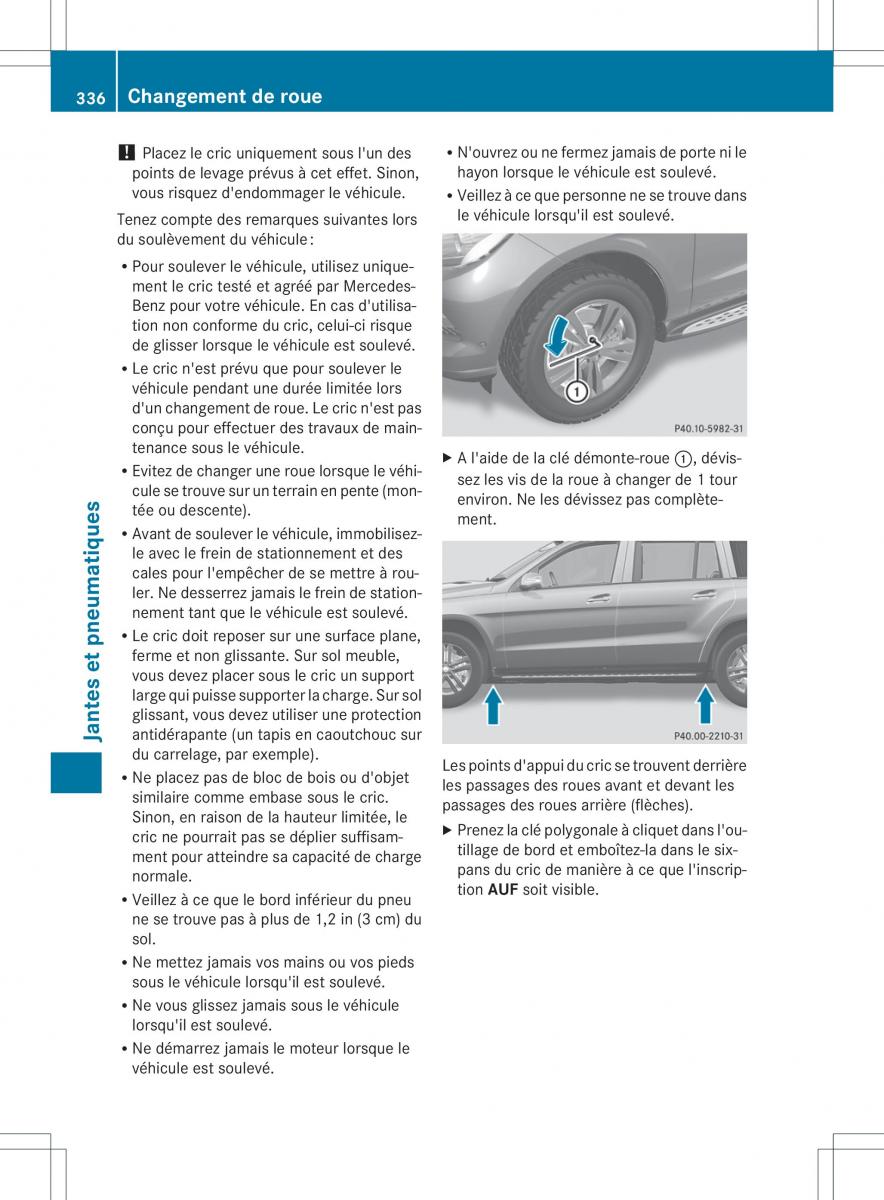 Mercedes Benz GL Class X166 manuel du proprietaire / page 338