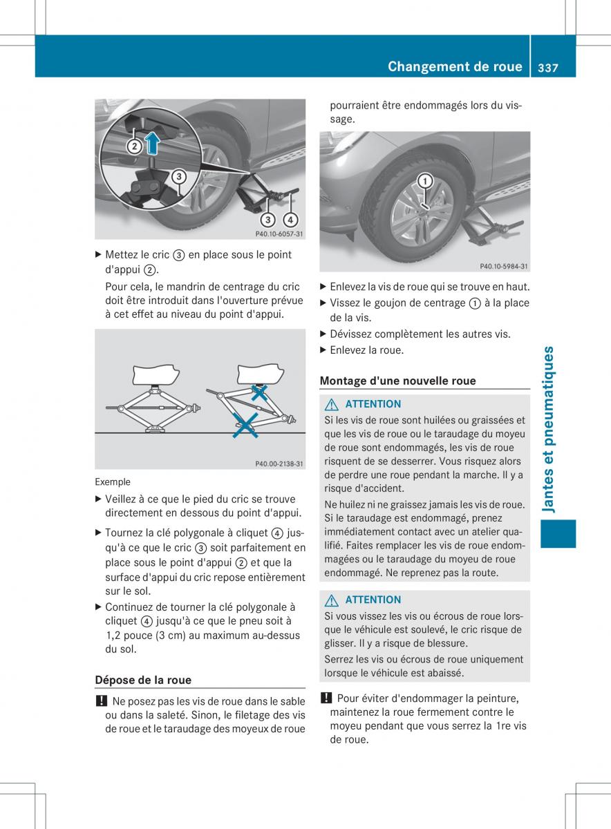 Mercedes Benz GL Class X166 manuel du proprietaire / page 339